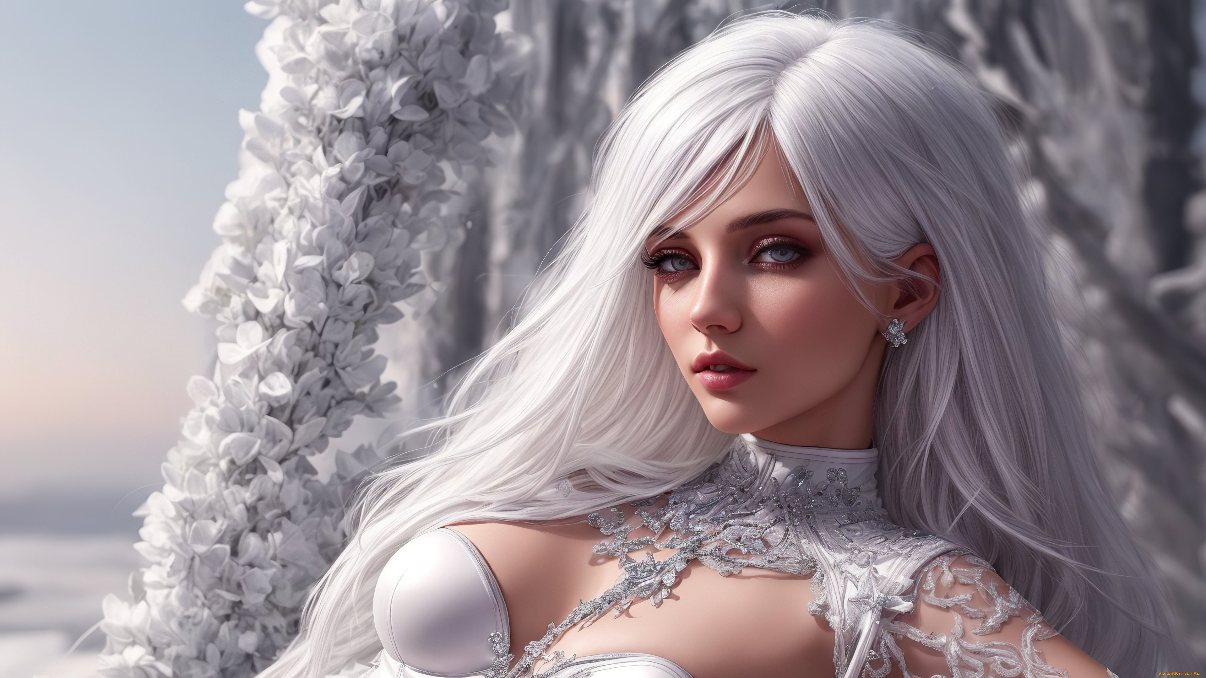 , 3 ,  , people, girl, fantasy, art, blond, digital, stable, diffusion